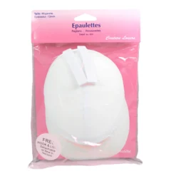 Épaulettes Raglans taille moyenne blanches - épaisseur 13 mm - Couture loisirs