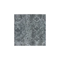 ♥ Peau Cuir Stretch Magisco Serpente - Argent/Noir ♥