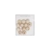 Perles en bois naturel - 20 mm (lot de 12)
