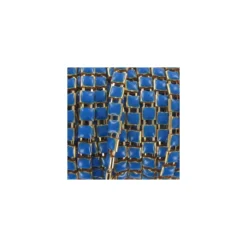 Petite chainette carré bleu x 50cm