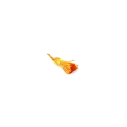 Petit Pompon Rayonne Orange x 25mm