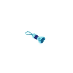 Petit Pompon Rayonne Turquoise x 25mm
