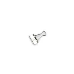 Pince double clip - argent