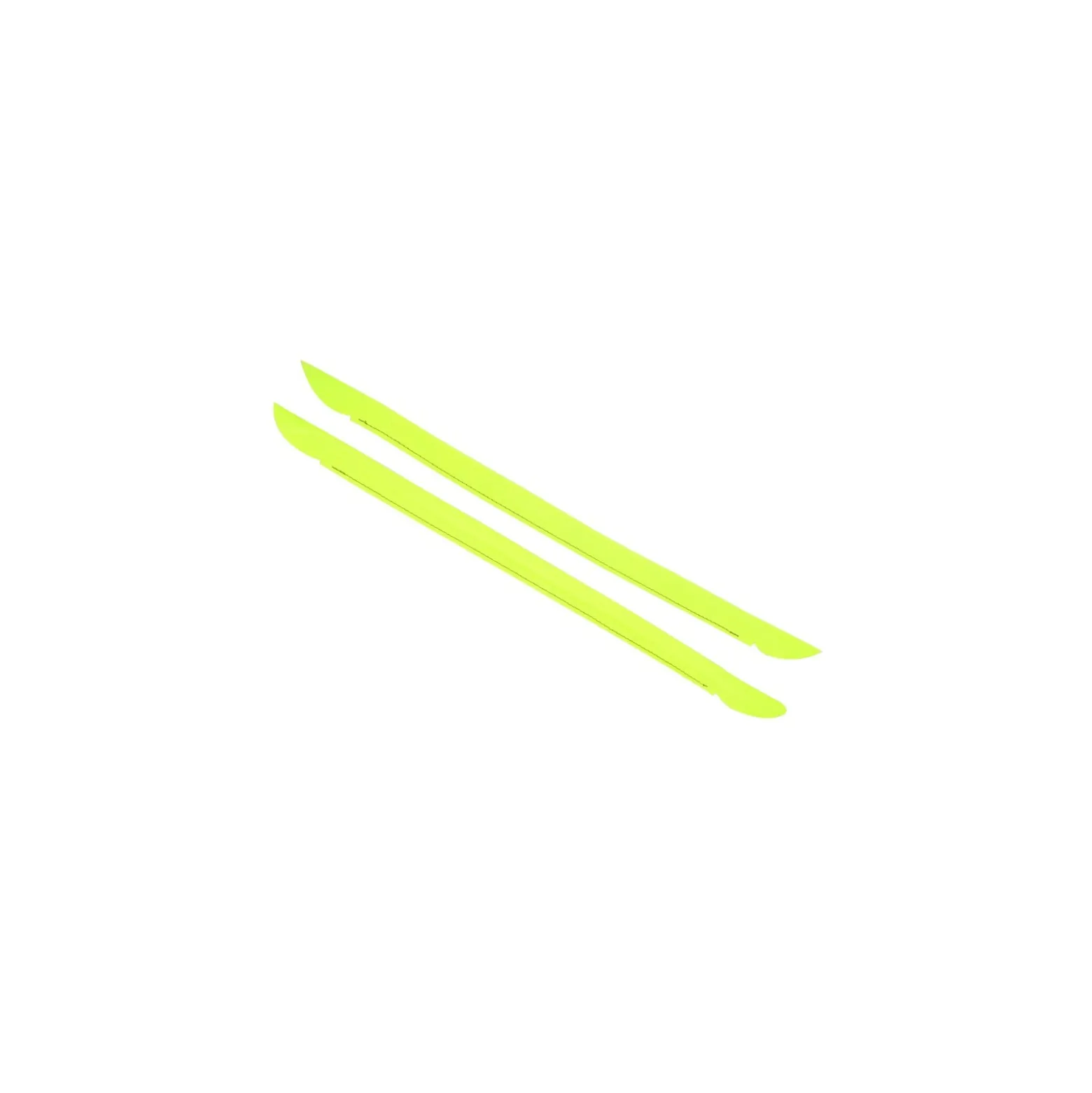Poignées patte d'éléphant fluo jaune