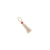 Pompon jute 90mm - brique