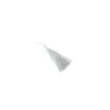 Pompon 80 mm lurex argent