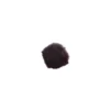 Pompon rond fausse fourrure aubergine