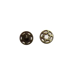 Pression plastic marron