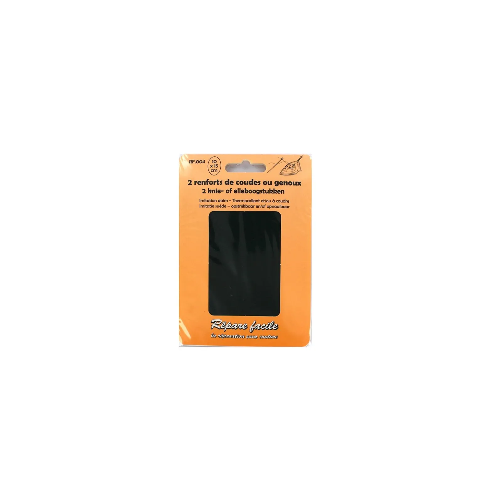 Renforts thermocollants imitation daim coudes ou genoux (lot de 2) - vert sapin