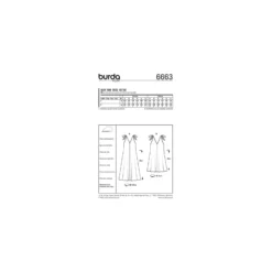 Robe Burda n°6663