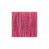 Rocailles verre sur fil Rose