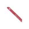 Ruban aspect gros grain expression "Fait avec amour" rouge