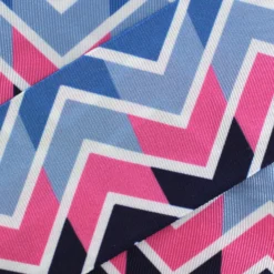 Ruban aspect gros grain satiné Chevron 48 mm - fuchsia