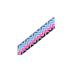 Ruban aspect gros grain satiné Chevron 48 mm - fuchsia