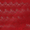 Ruban broderie sur tulle Marise - rouge x 50cm