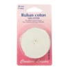 Ruban de coton blanc 20 mm long. 5 m - Couture loisirs