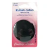 Ruban de coton noir bolduc 20 mm long. 5 m - Couture loisirs