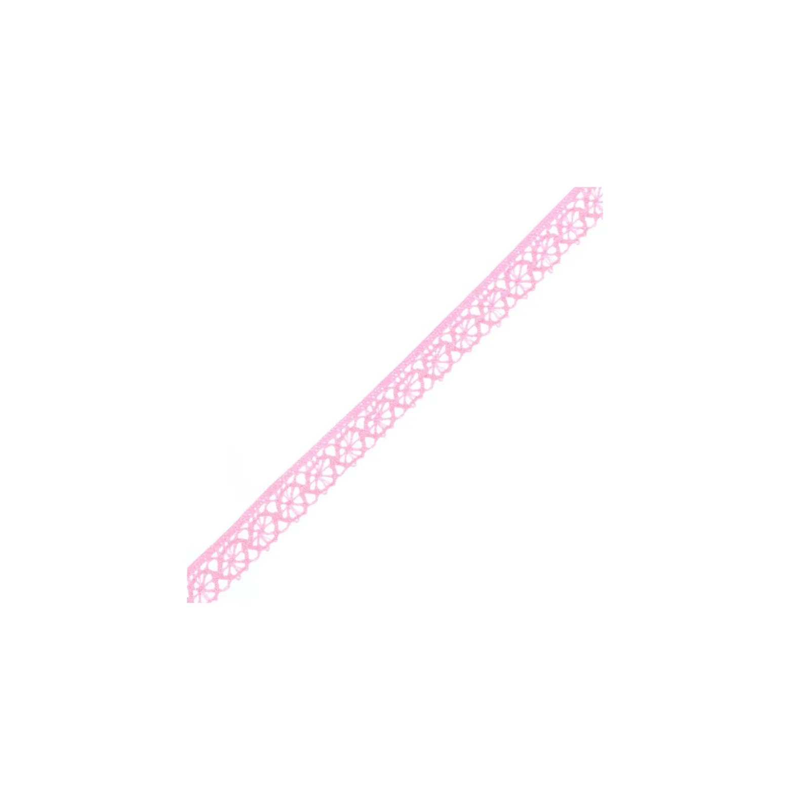 Ruban Dentelle Amélie 15 mm - Rose Bonbon