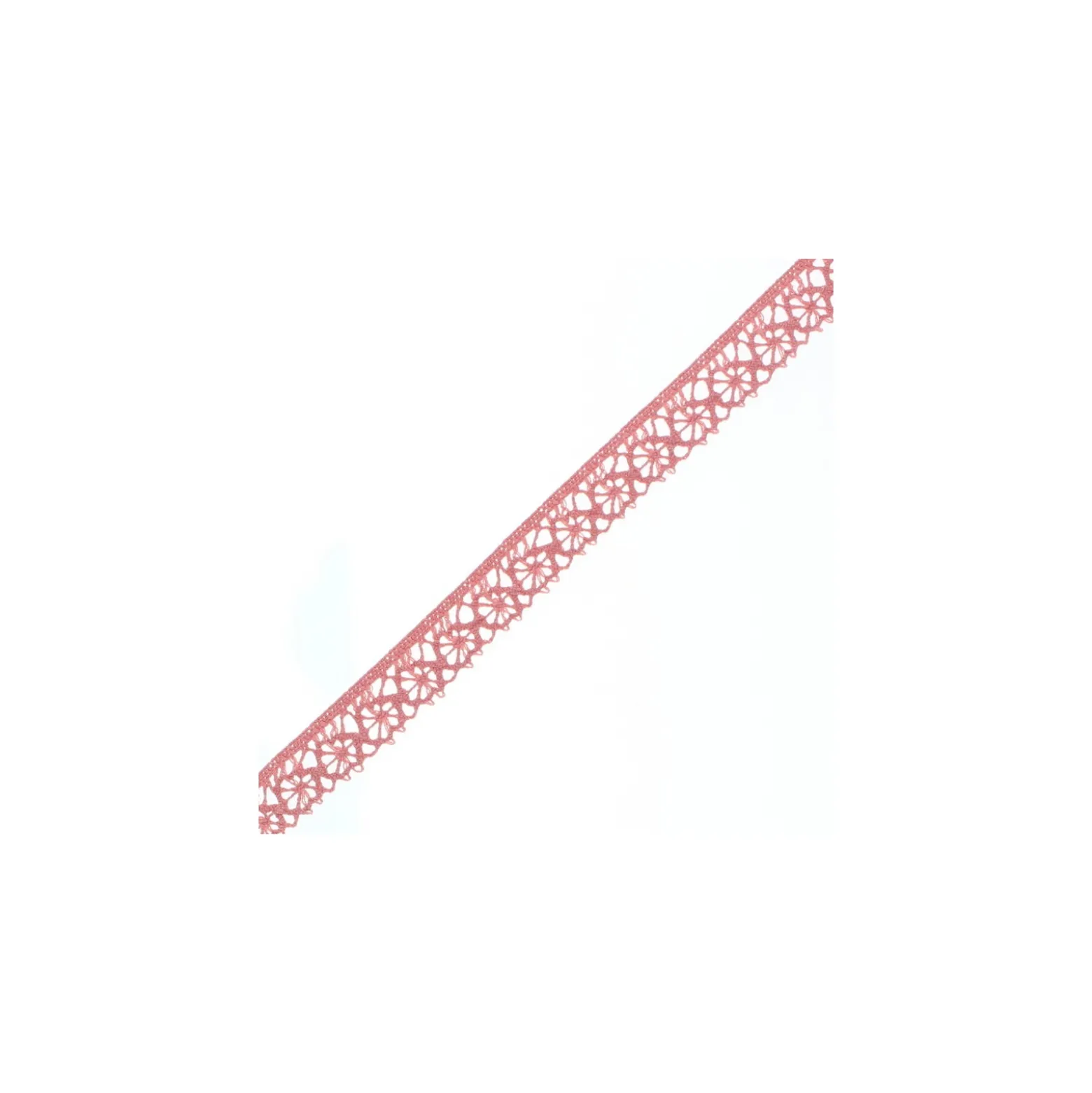 Ruban Dentelle Amélie 15 mm - Rose Corail