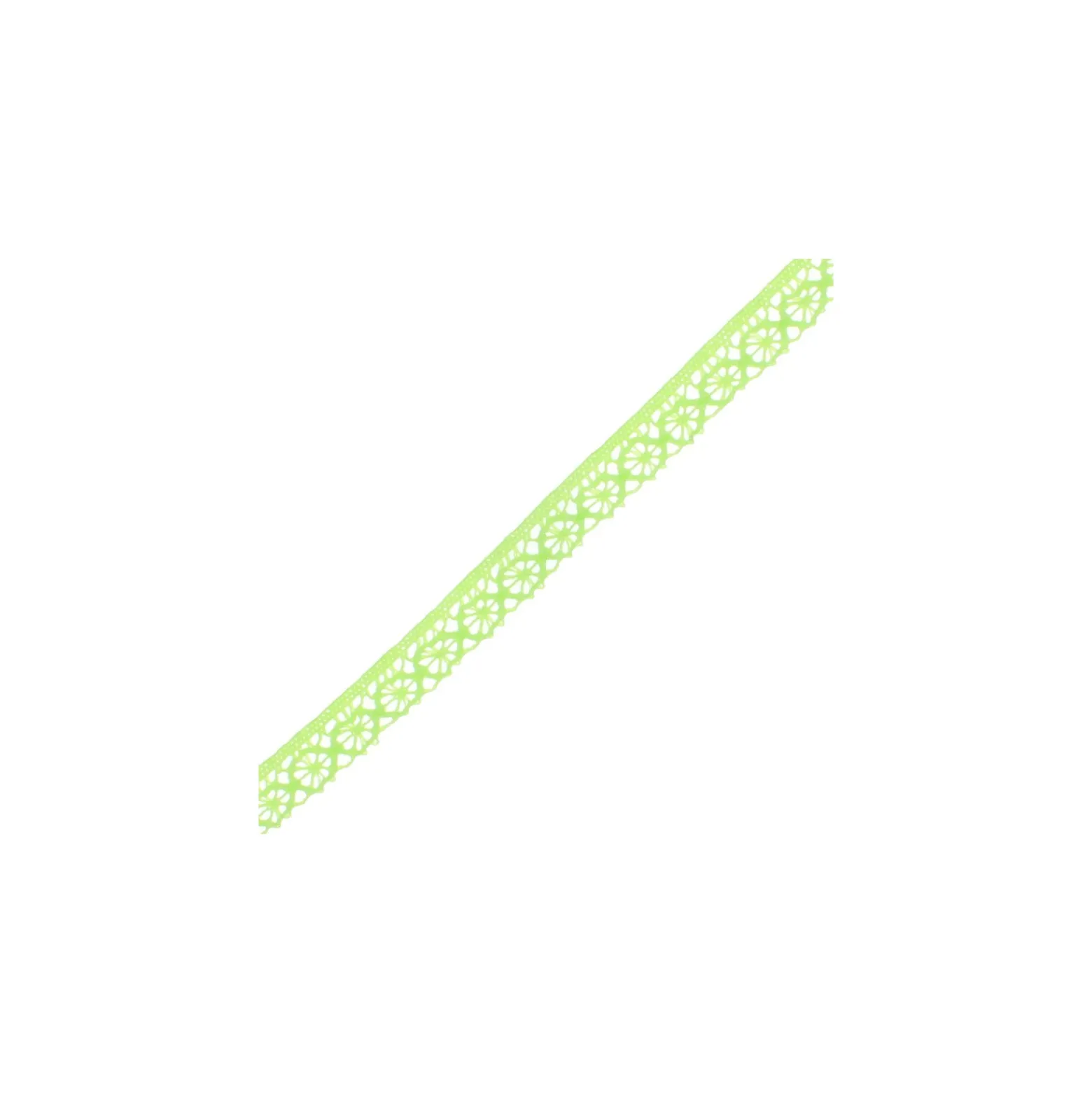 Ruban Dentelle Amélie 15 mm - Vert Anis
