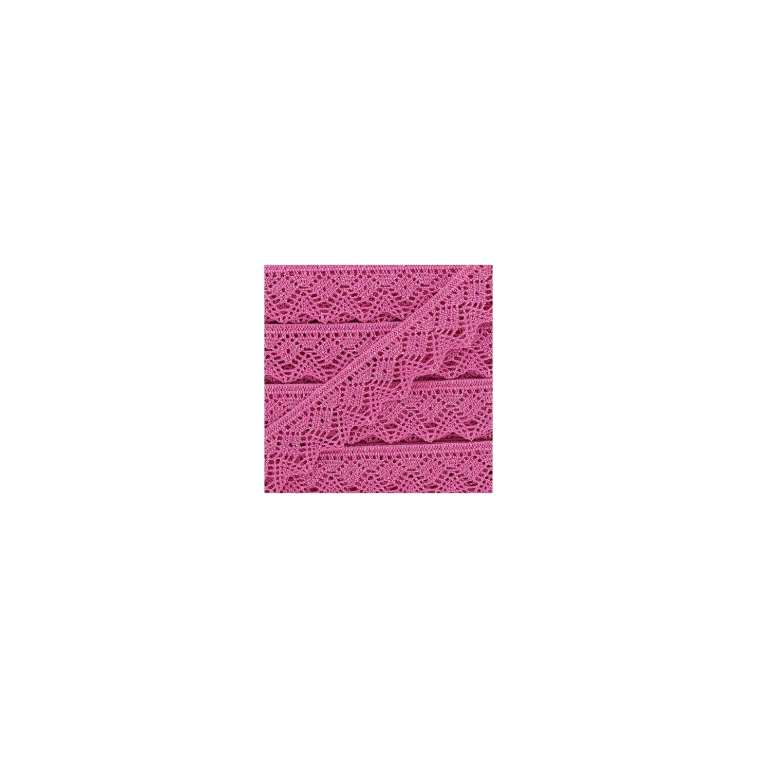 Ruban Dentelle au fuseau irisé 25 mm
