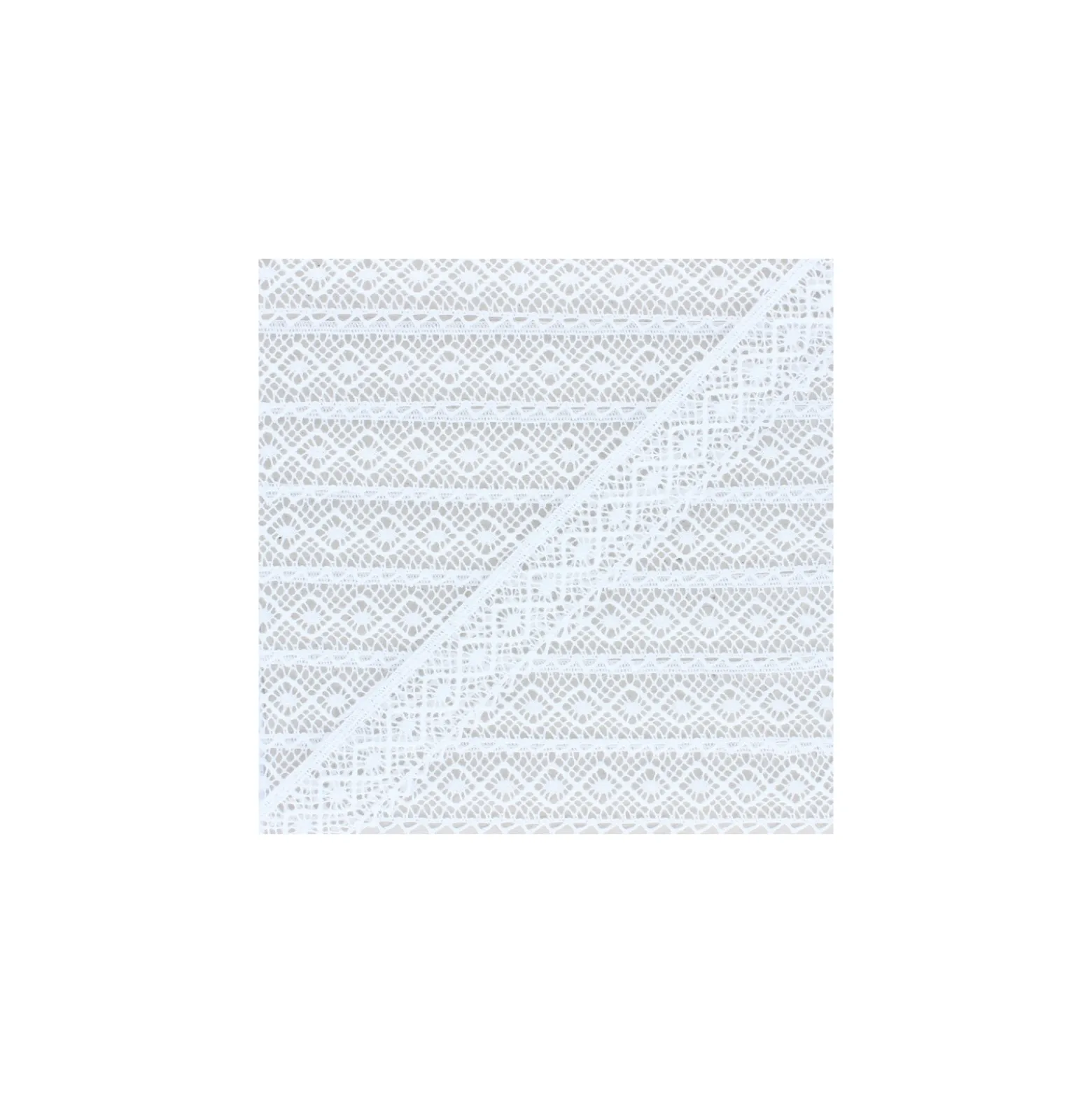 Ruban dentelle aux fuseaux Natalia 25mm - Blanc