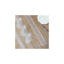 Ruban Dentelle de Calais® Camelia - Ivoire x 50cm