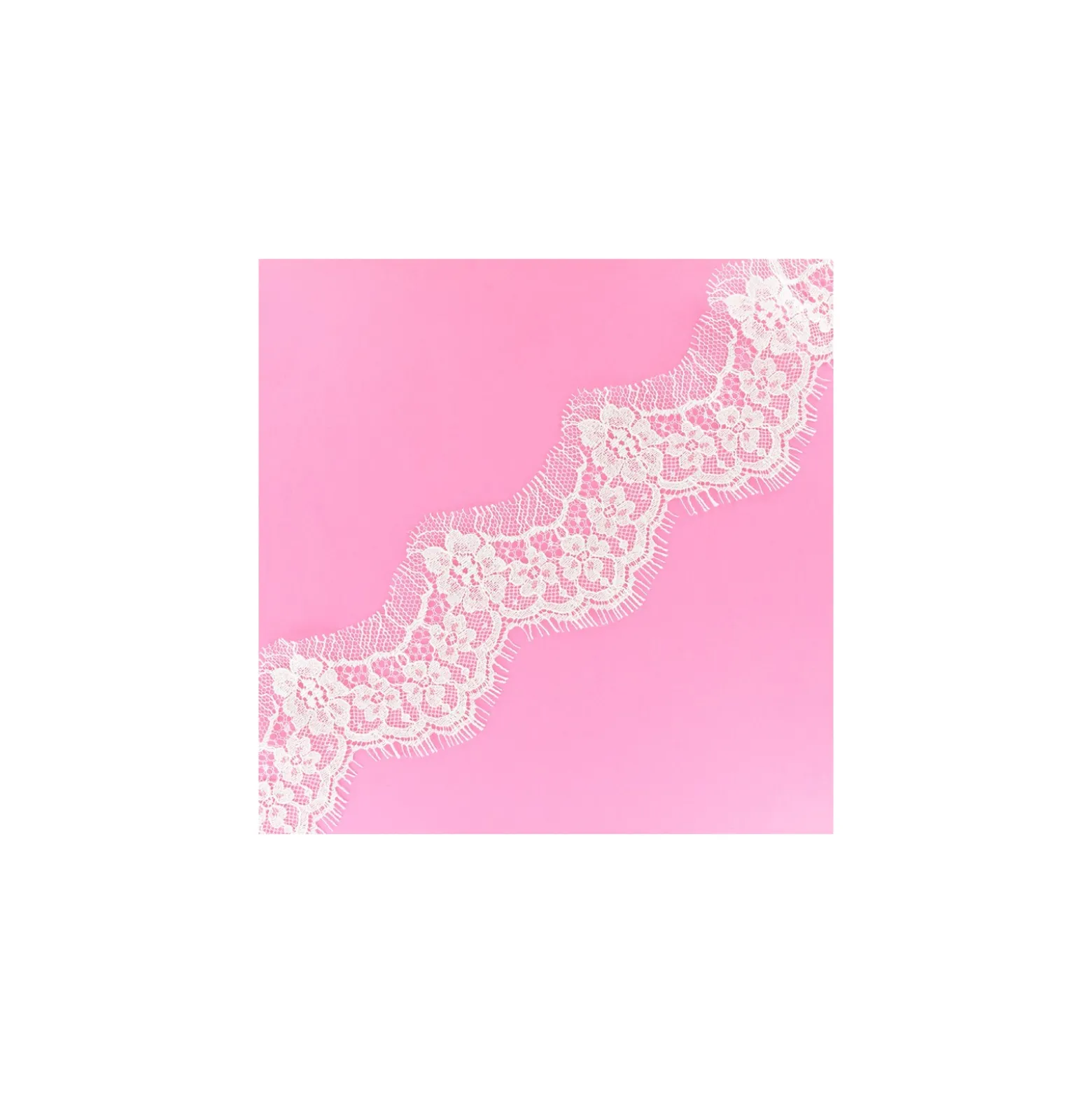 Ruban Dentelle de Calais® Camelia - Ivoire x 50cm