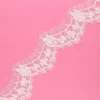 Ruban dentelle de Calais® perlée Camelia 60 mm - ivoire x 50cm