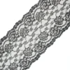 Ruban dentelle élastique Andrée 165 mm - noir