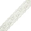 Ruban dentelle élastique Eriya 60 mm - gris