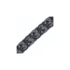 Ruban dentelle élastique Florence 65mm - noir