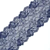Ruban dentelle élastique Laya 150 mm - bleu marine