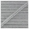 Ruban Dentelle Lurex argent x 1 m
