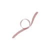 Ruban dentelle lurex 15mm - rouge brique