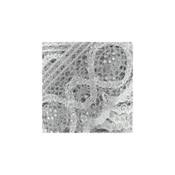 Ruban dentelle lurex strass blanc x50 cm