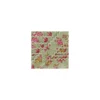 Ruban festonné fleurs vert