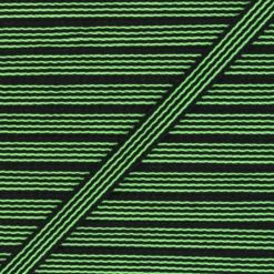 Ruban Flashy Stripes 10mm - vert fluo