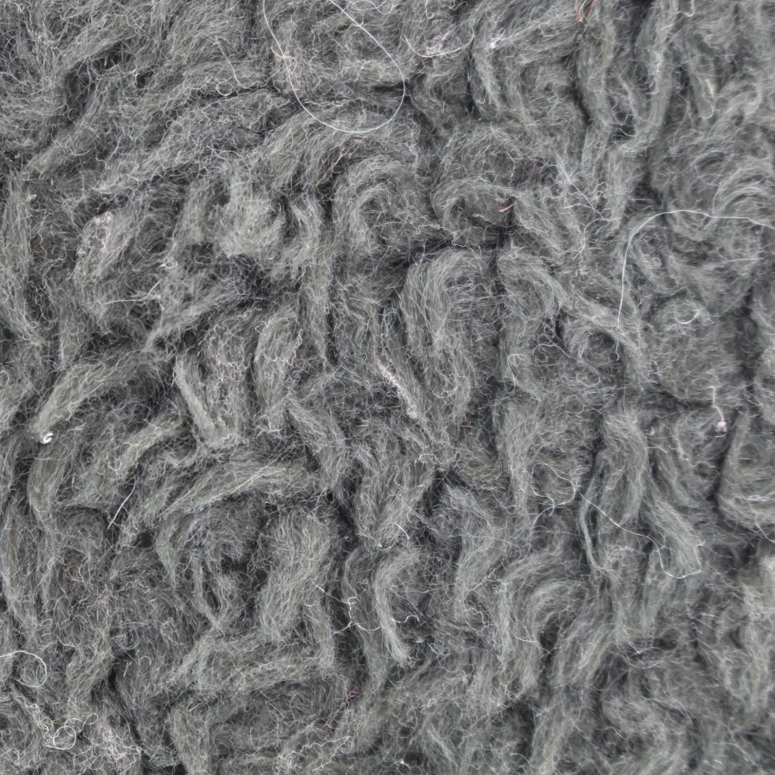 Ruban fourrure astrakan 100mm gris x 50cm