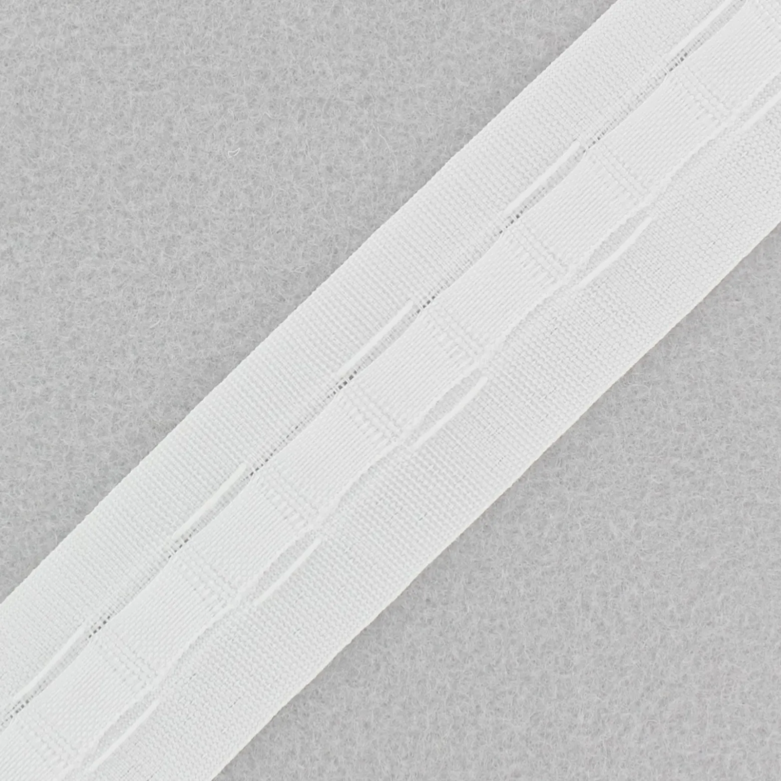 Ruban fronceur universel 75 mm blanc