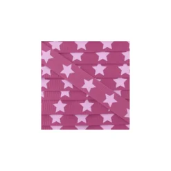 Ruban Froufrou gros grain étoiles fuchsia