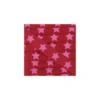 Ruban Froufrou gros grain étoiles rouge cerise