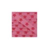 Ruban Froufrou gros grain étoiles rose rouge