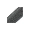 Ruban Galon Franges Dentelle au crochet 10cm - anthracite x 50cm