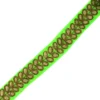 Ruban galon India Aloki - vert fluo x 50cm