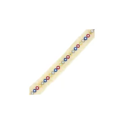 Ruban galon Miroirs et Franges 48mm - crème x 50cm