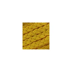 Ruban galon tressé 5 mm jaune