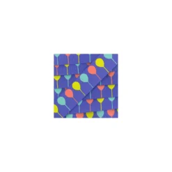 Ruban gros grain ballon Party violet