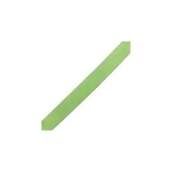 Ruban gros grain lurex Lina - vert/argent