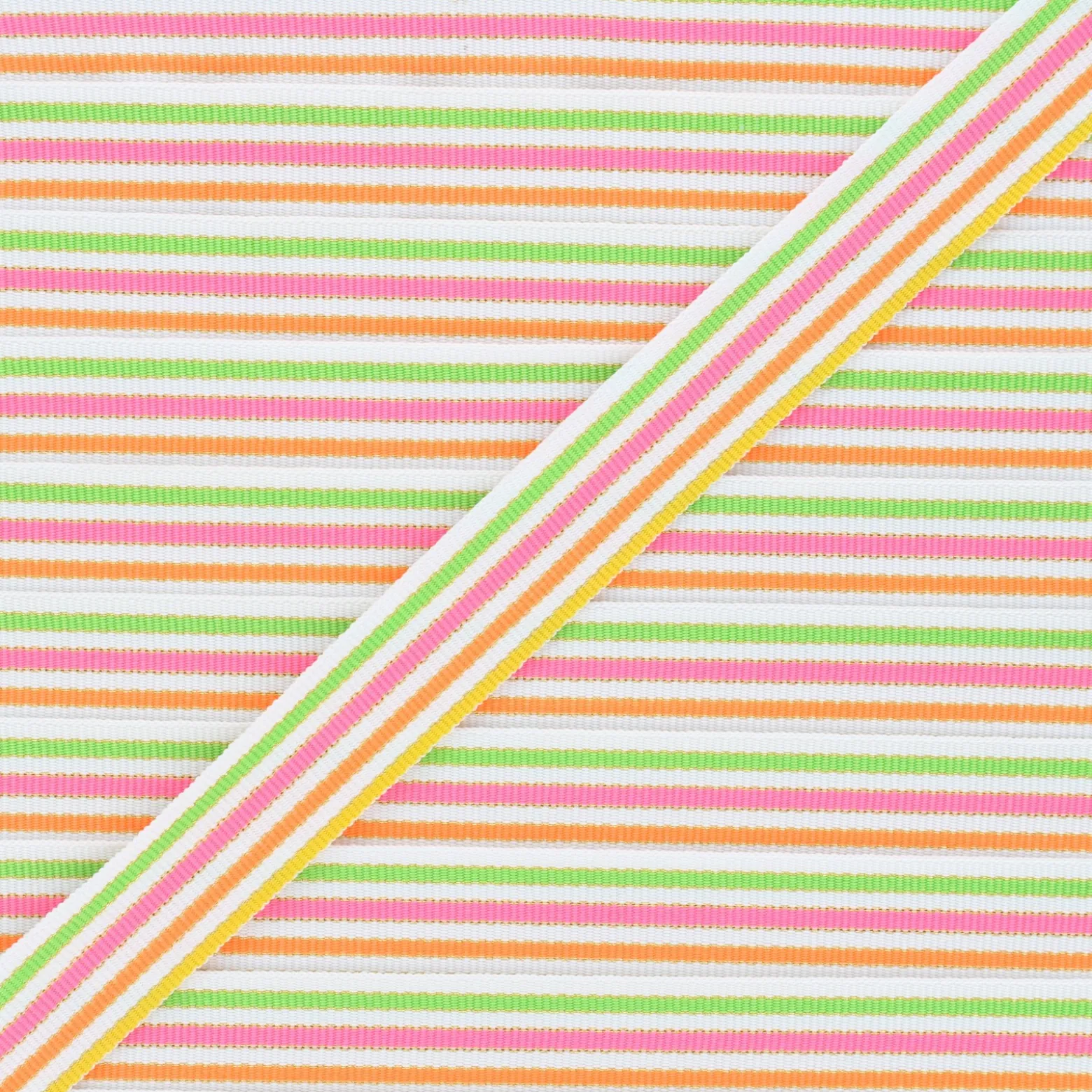 Ruban gros grain lurex Sweet - multi